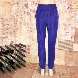 Diane von Fürstenberg Vintage Silk Purple Pants